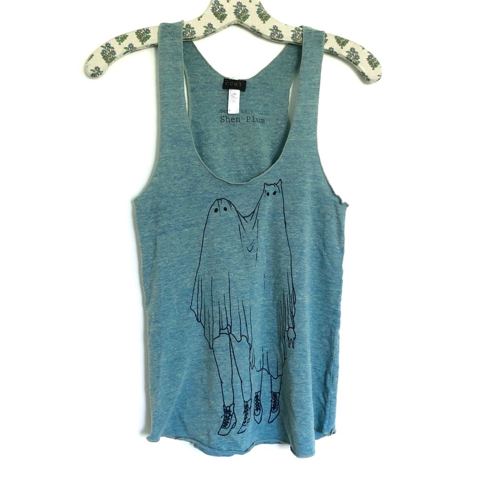 ModCloth Halloween Ghosts illustrated Tank